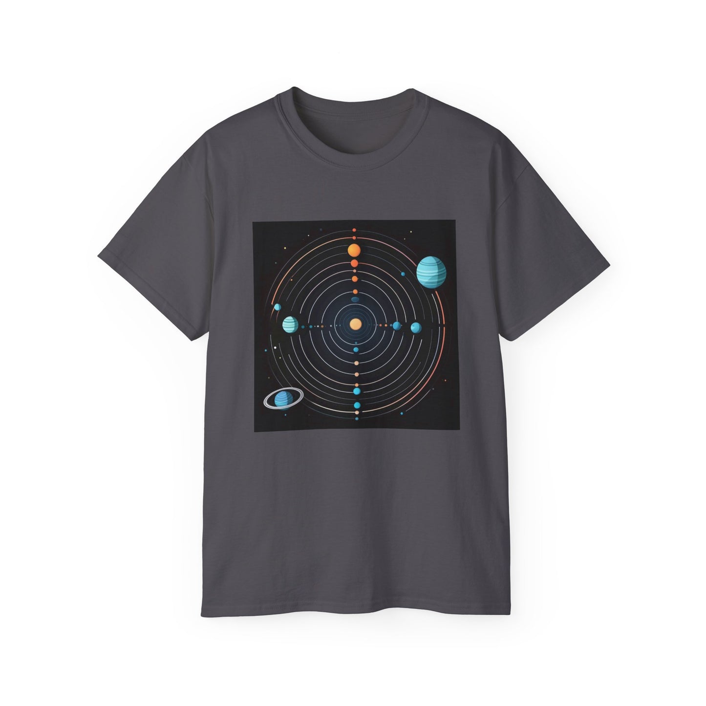 Cosmic Alignment T-Shirt | Solar System | Orbital T-Shirt | Colorful | Space