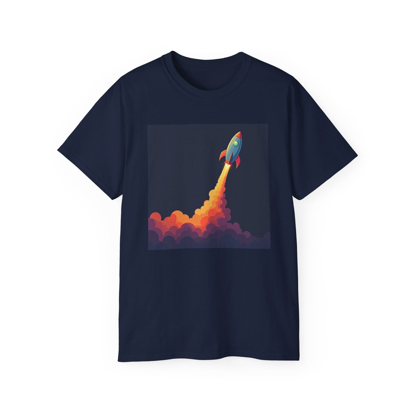 Cosmic Launch T-Shirt | Rocket Adventure | Stellar Energy Tee | Colorful Space Design | Spaceship