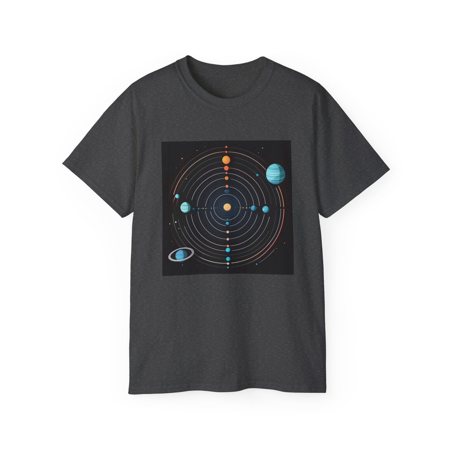 Cosmic Alignment T-Shirt | Solar System | Orbital T-Shirt | Colorful | Space