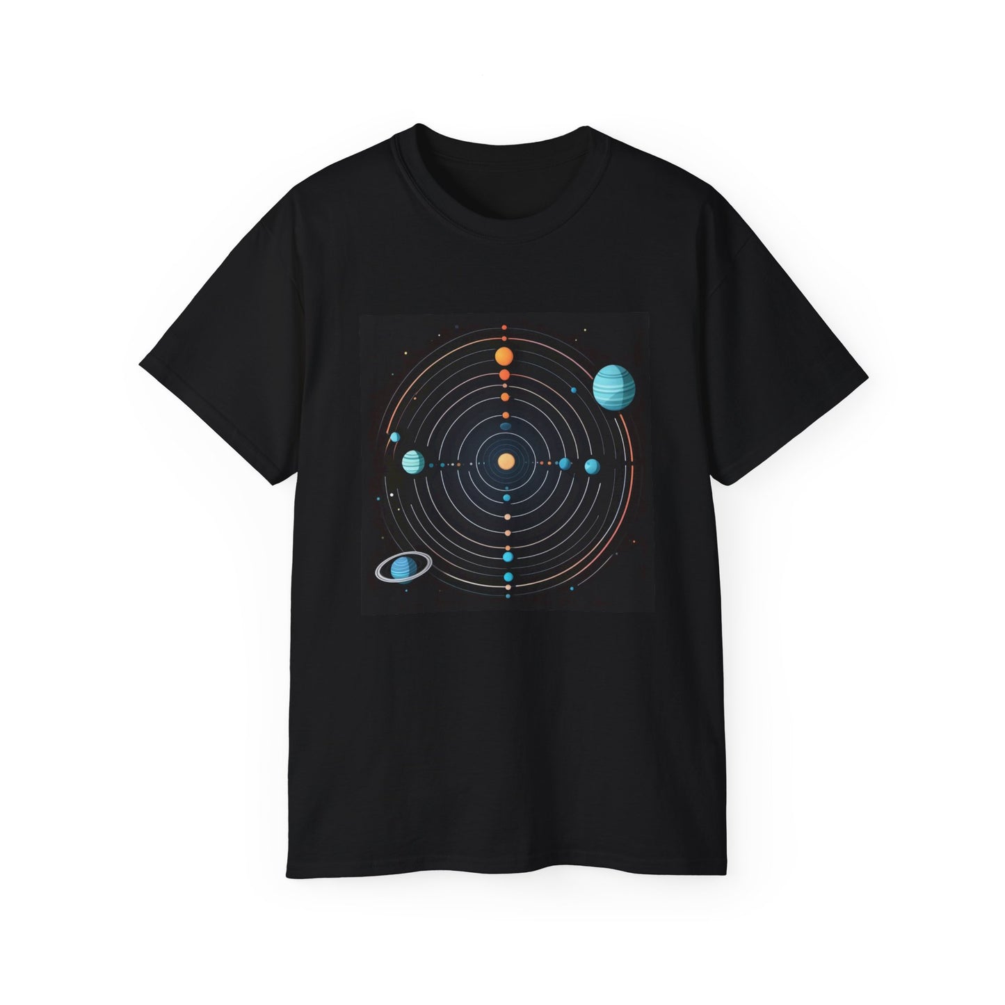 Cosmic Alignment T-Shirt | Solar System | Orbital T-Shirt | Colorful | Space
