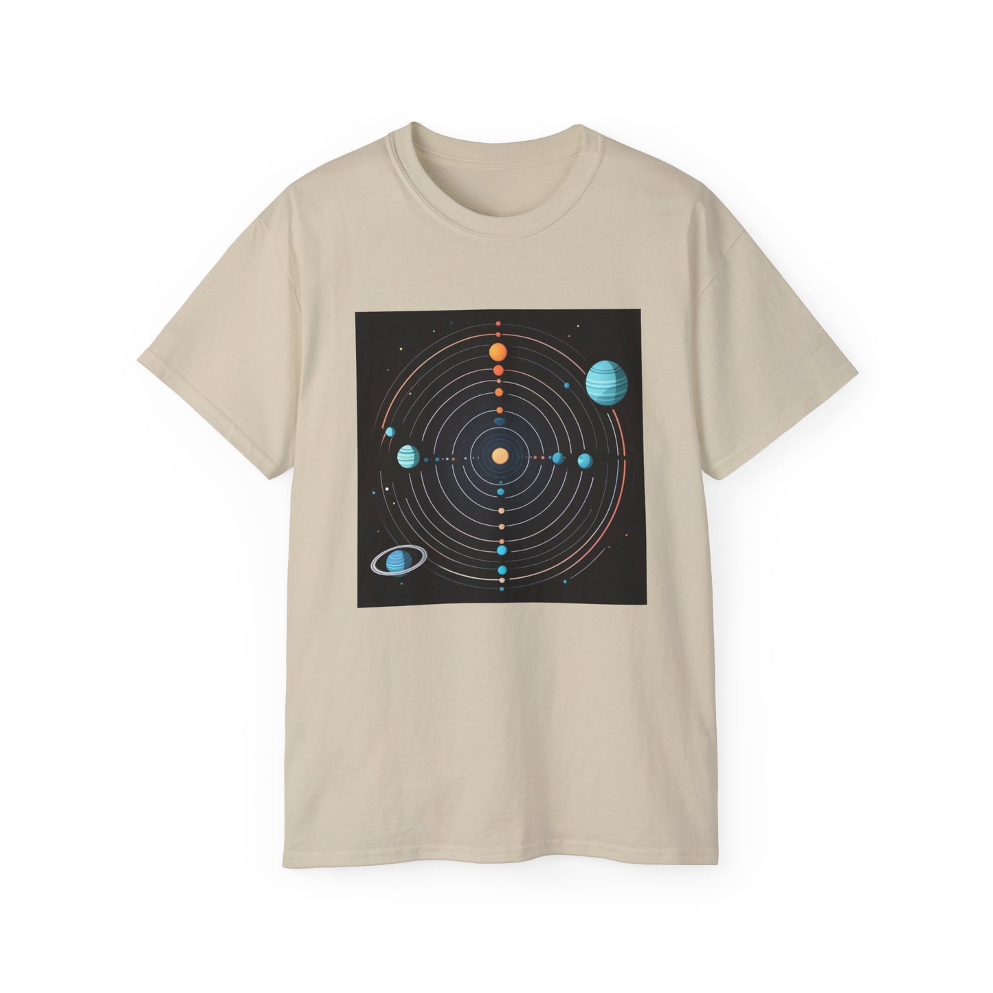 Cosmic Alignment T-Shirt | Solar System | Orbital T-Shirt | Colorful | Space