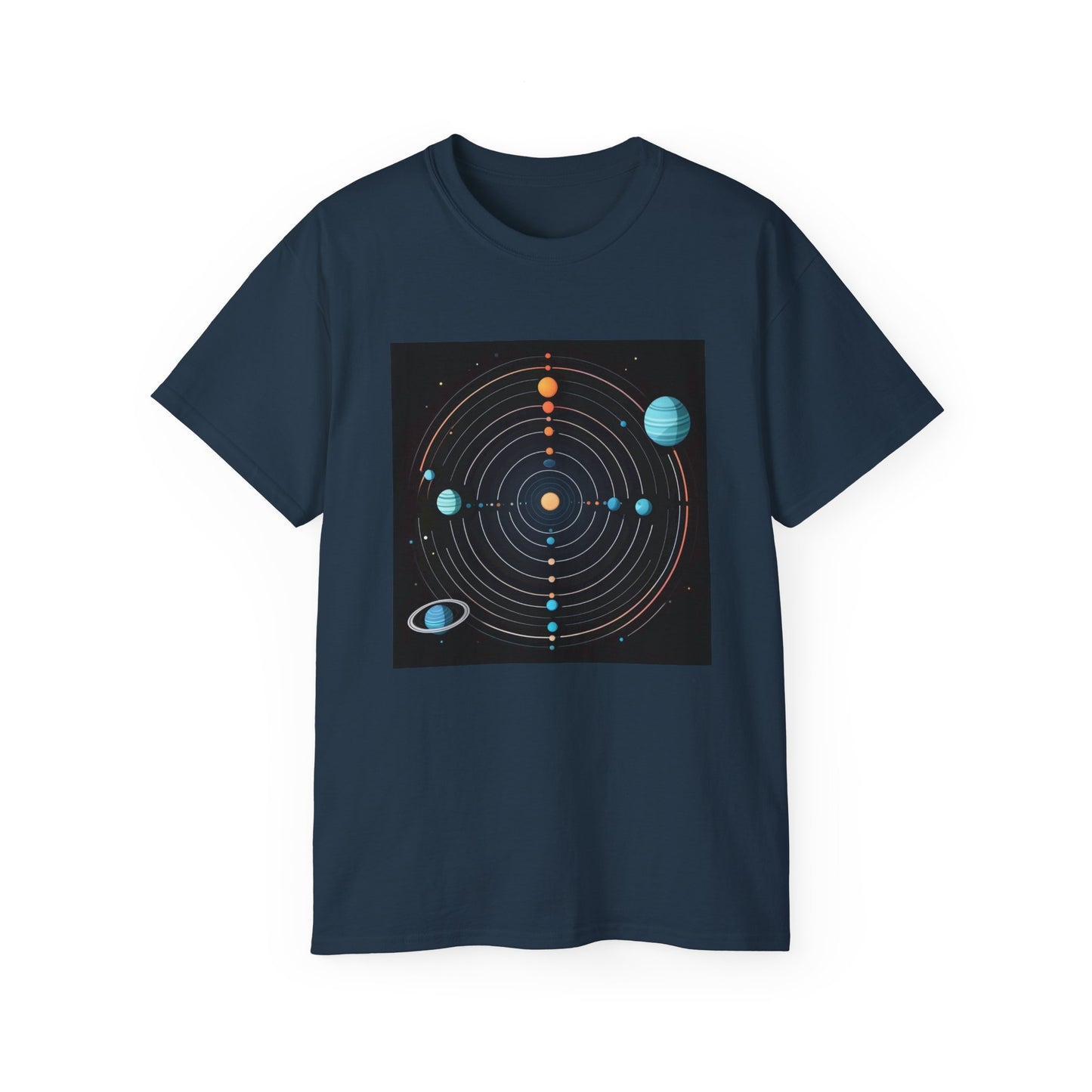 Cosmic Alignment T-Shirt | Solar System | Orbital T-Shirt | Colorful | Space
