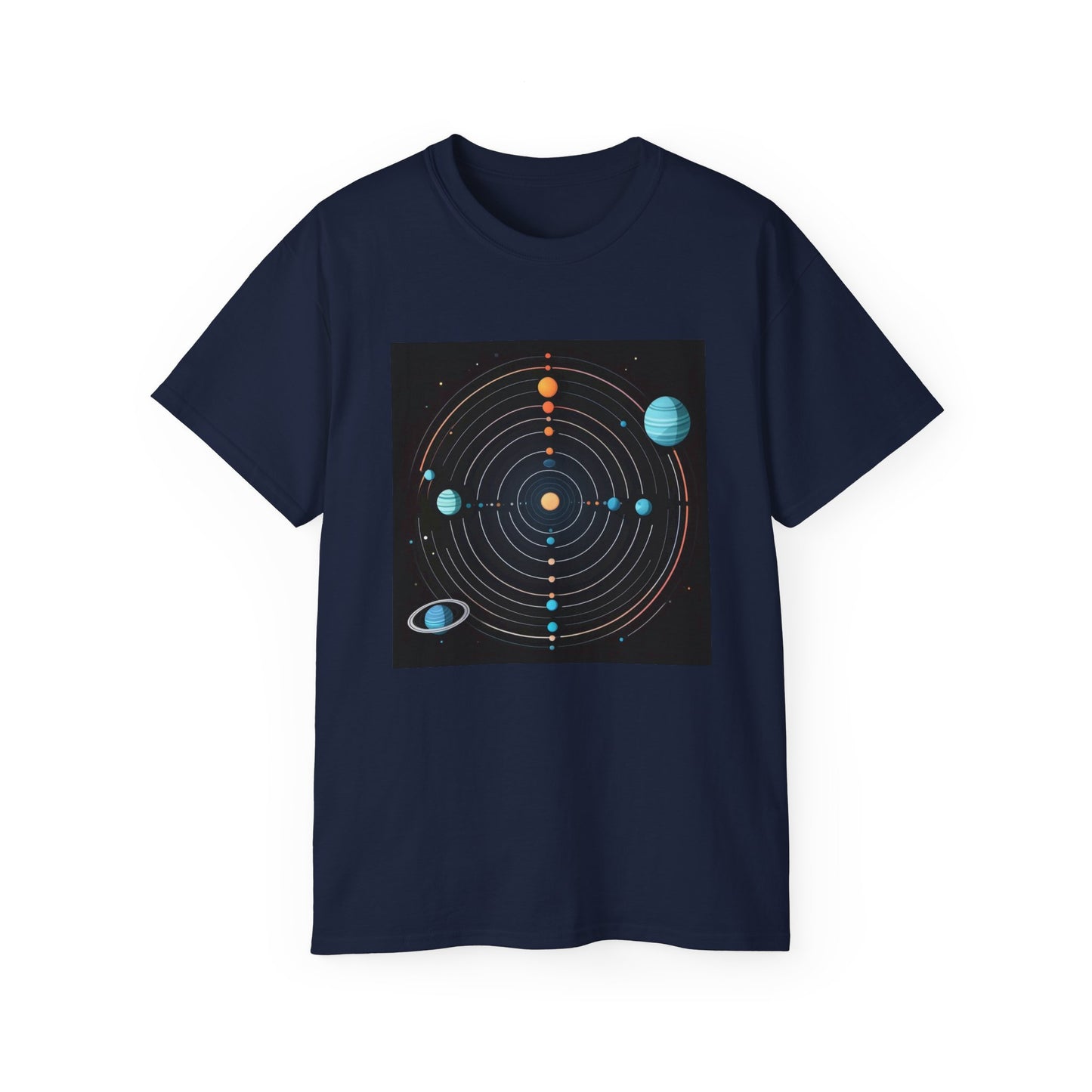 Cosmic Alignment T-Shirt | Solar System | Orbital T-Shirt | Colorful | Space