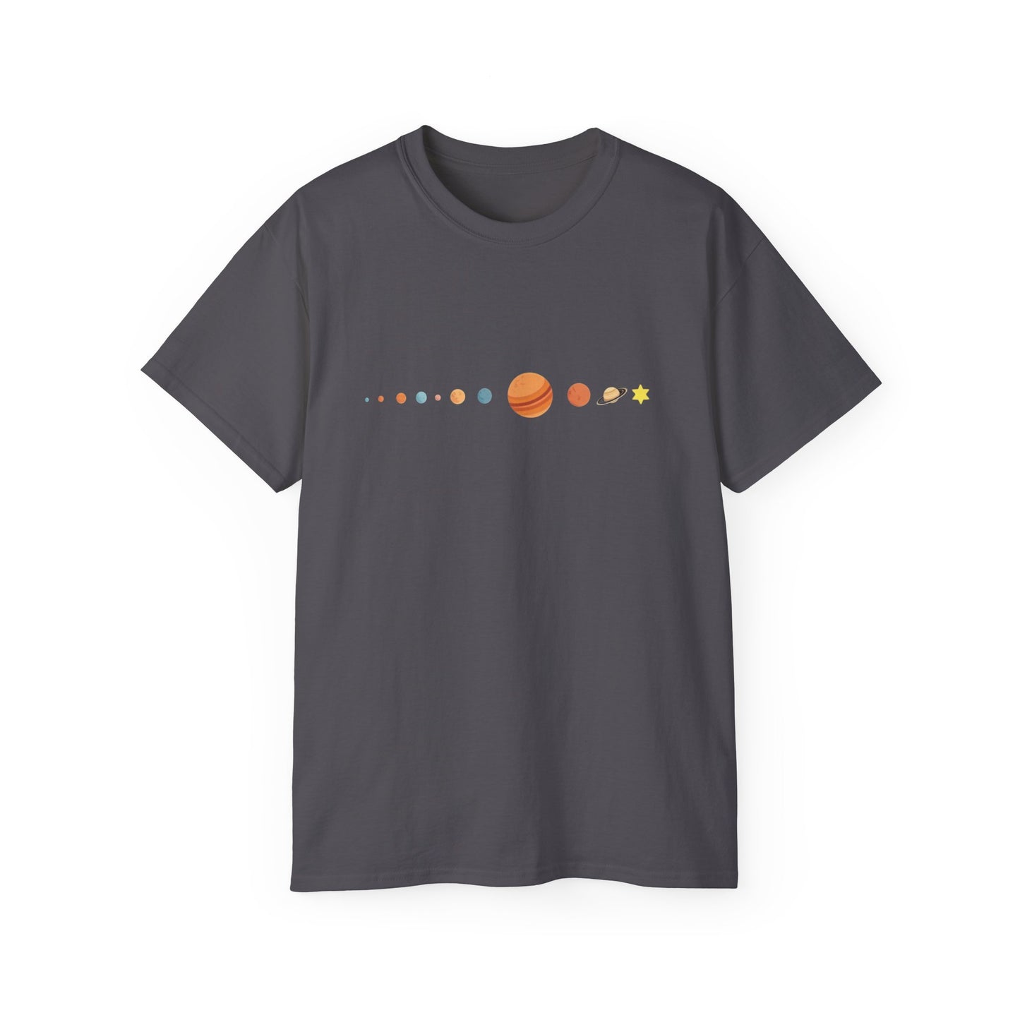Solar Alignment T-Shirt | Planetary Geometry | Cosmic Vibes Tee | Minimalistic Space Design | Astronomical Art