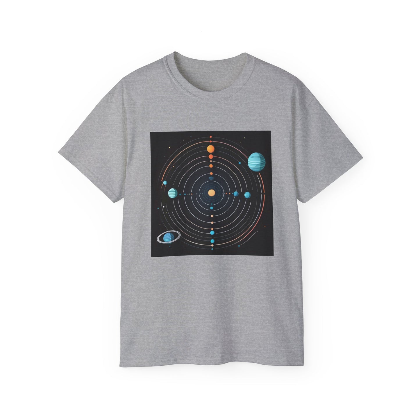 Cosmic Alignment T-Shirt | Solar System | Orbital T-Shirt | Colorful | Space