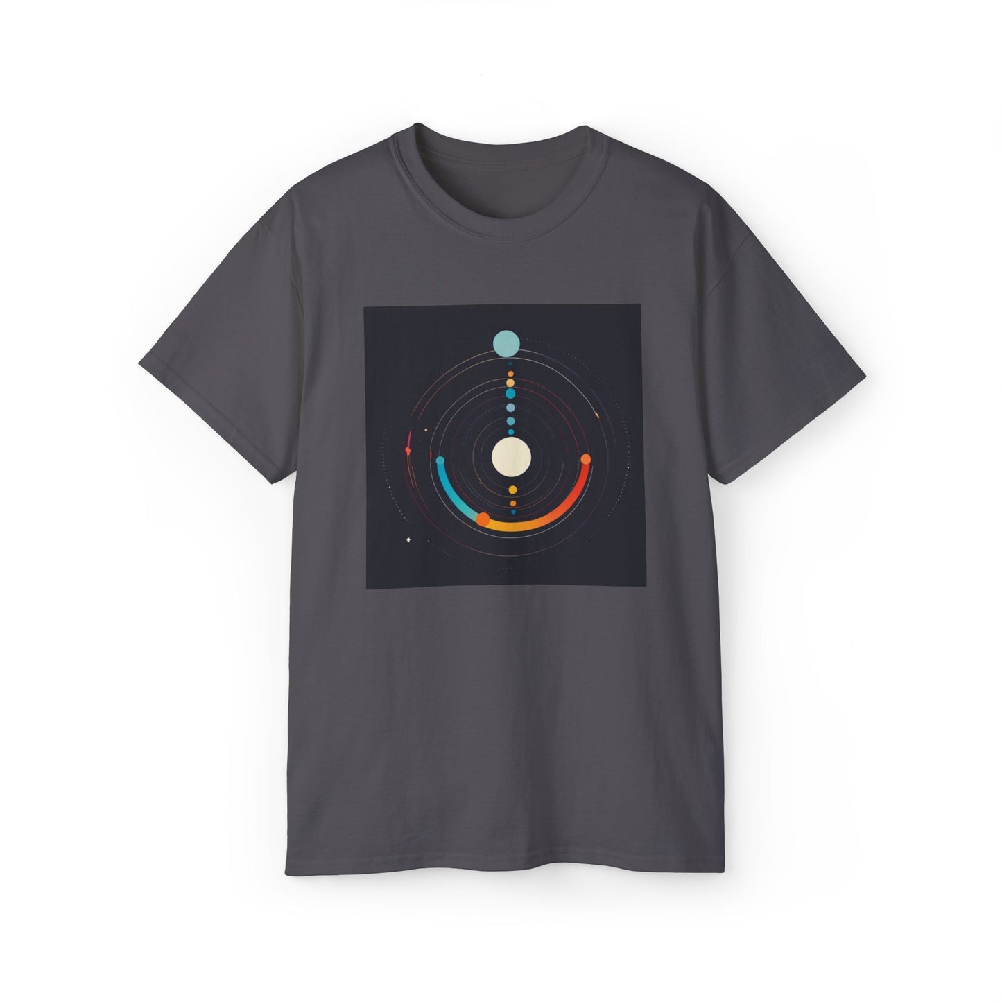 Orbital Harmony T-Shirt | Celestial Geometry | Cosmic Energy Shirt | Colorful Tee | Space