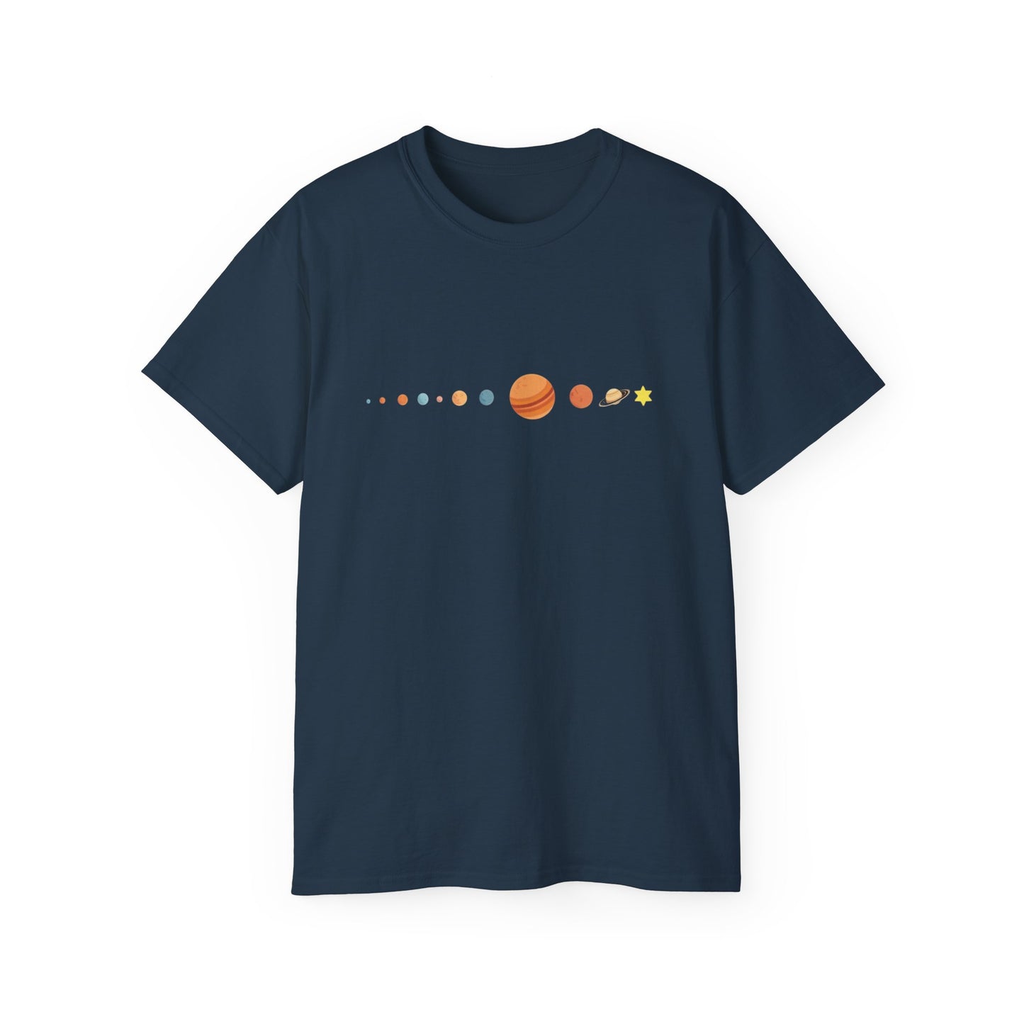 Solar Alignment T-Shirt | Planetary Geometry | Cosmic Vibes Tee | Minimalistic Space Design | Astronomical Art