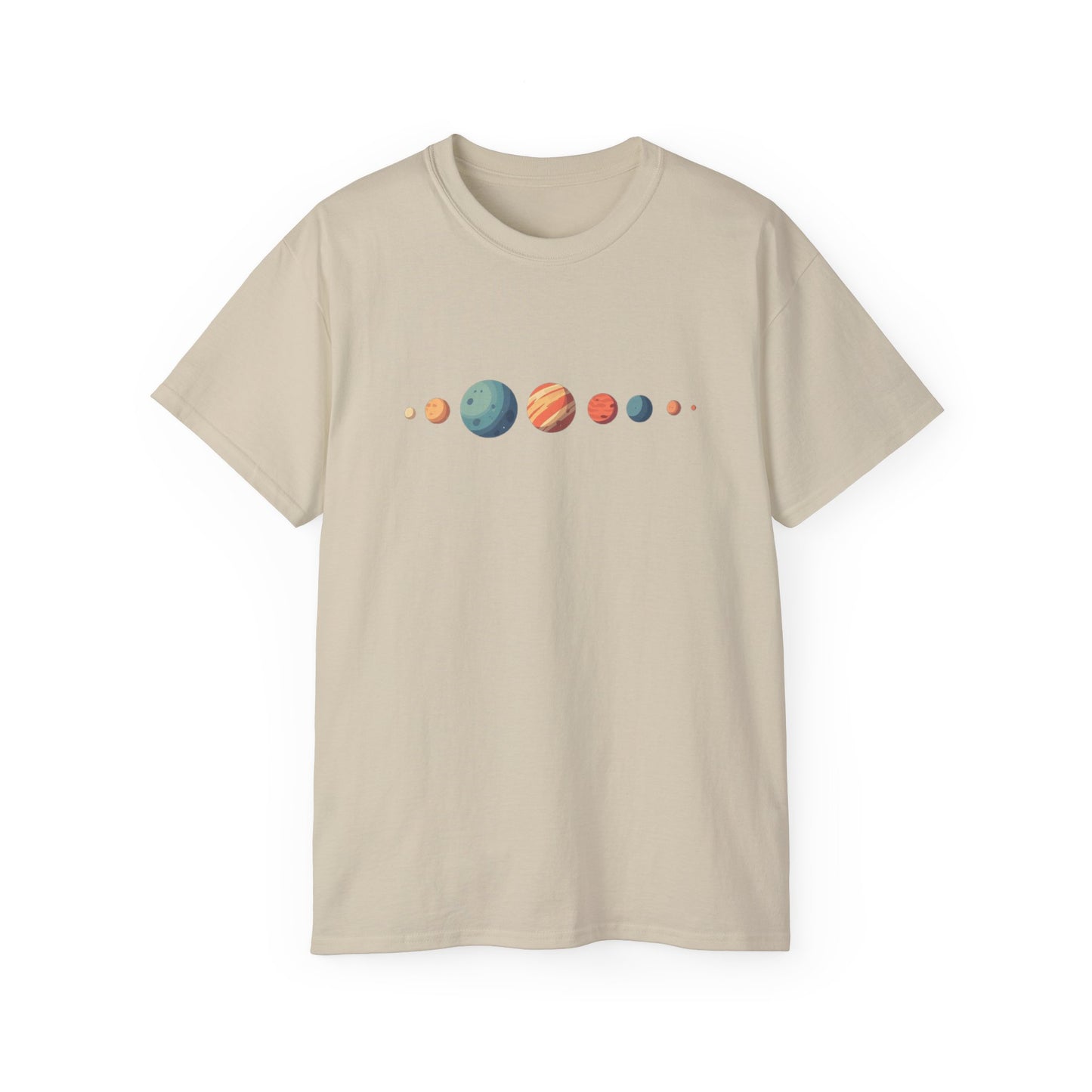 Planetary Alignment T-Shirt | Cosmic Balance | Celestial Geometry Tee | Vibrant Space Design | Astronomical Style