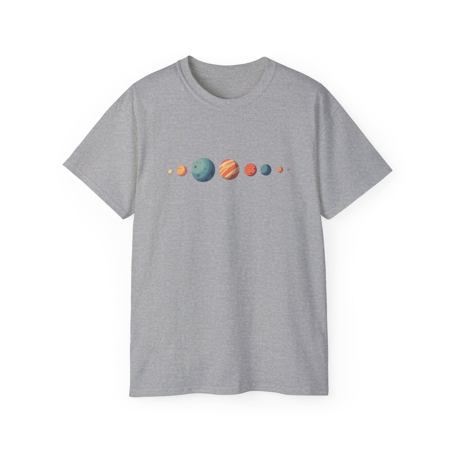 Planetary Alignment T-Shirt | Cosmic Balance | Celestial Geometry Tee | Vibrant Space Design | Astronomical Style