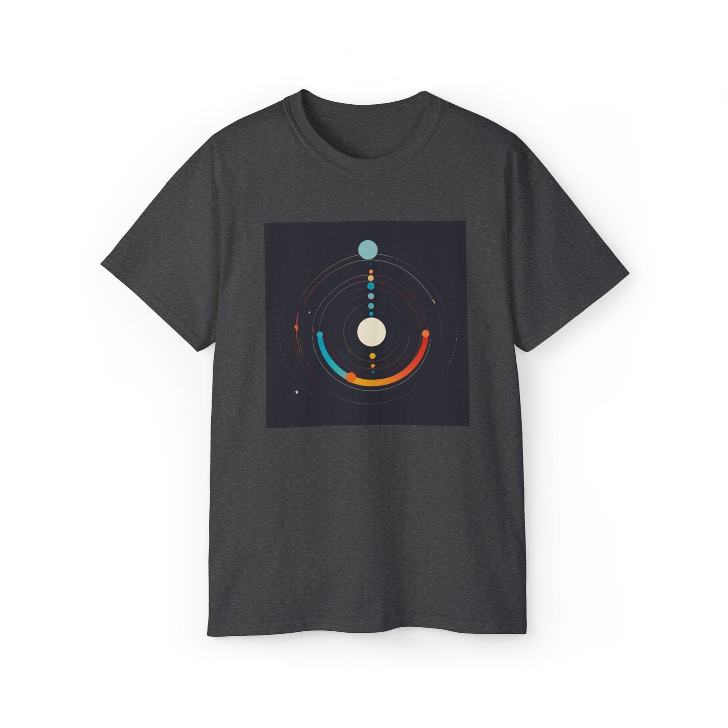 Orbital Harmony T-Shirt | Celestial Geometry | Cosmic Energy Shirt | Colorful Tee | Space